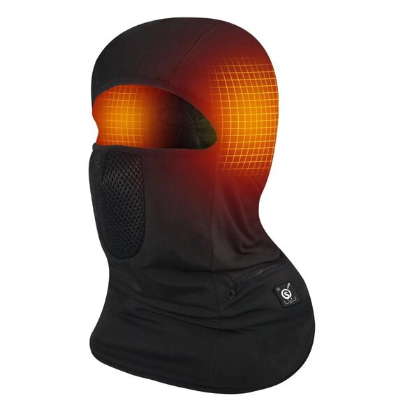 Heated Balaclava Ski Mask Windproof Rechargeable Motorcycle Riding Winter Gear